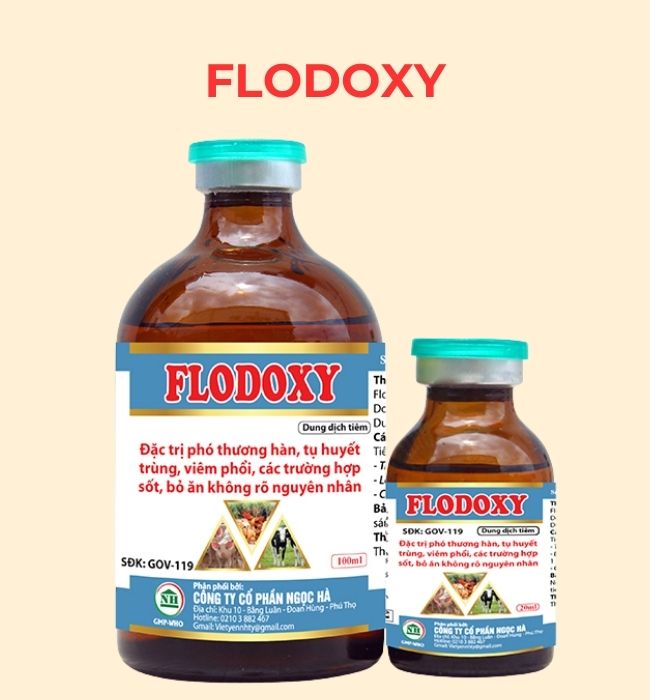 Thuốc đặc trị heo bỏ ăn không rõ nguyên nhân FLODOXY