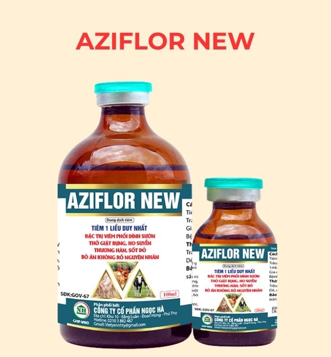 Thuốc đặc trị heo bỏ ăn không rõ nguyên nhân AZIFLOR NEW