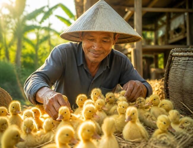 nuôi vịt siêu trứng