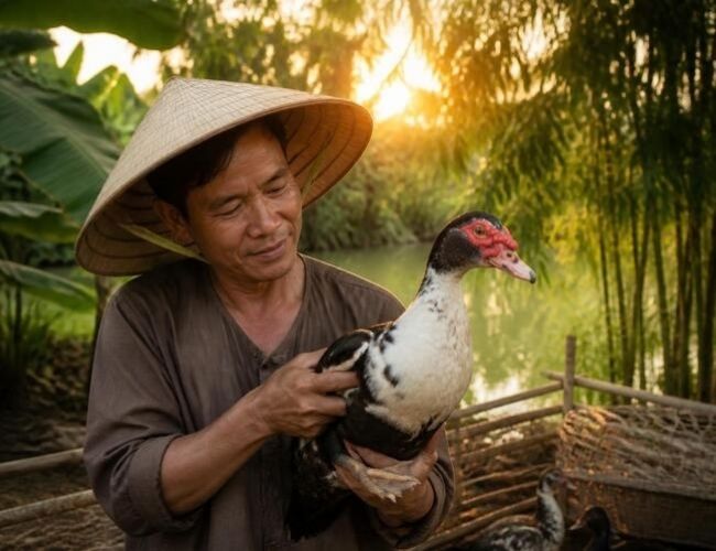 nuôi vịt xiêm